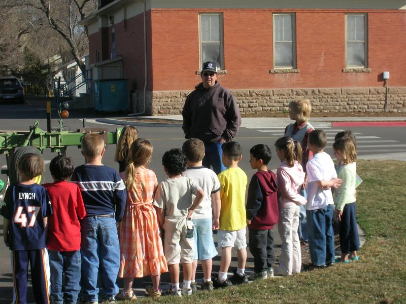 Chris at Timnath Elementary School